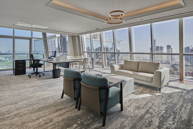 An executive office interior fit out companies uae