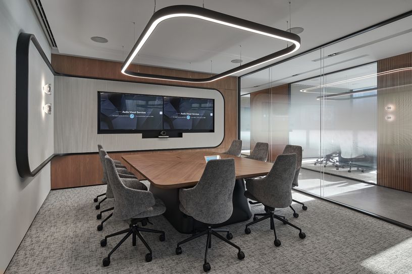 An international law firm commercial interiors companies uae