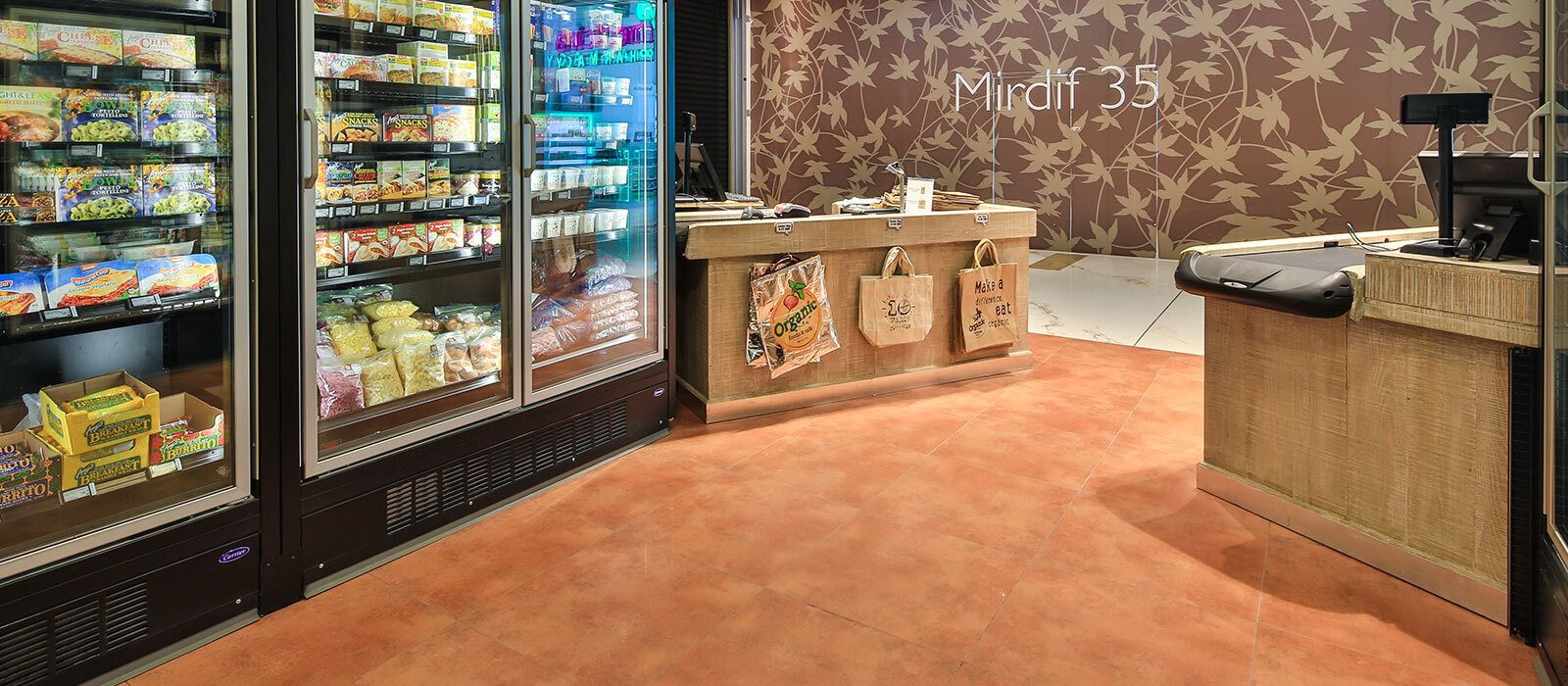 Organic Food cafe mirdiff Spotilight banner