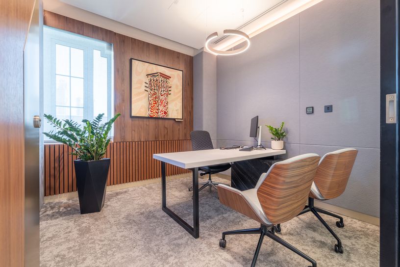 HSBC abu dhabi commercial interior fit out companies