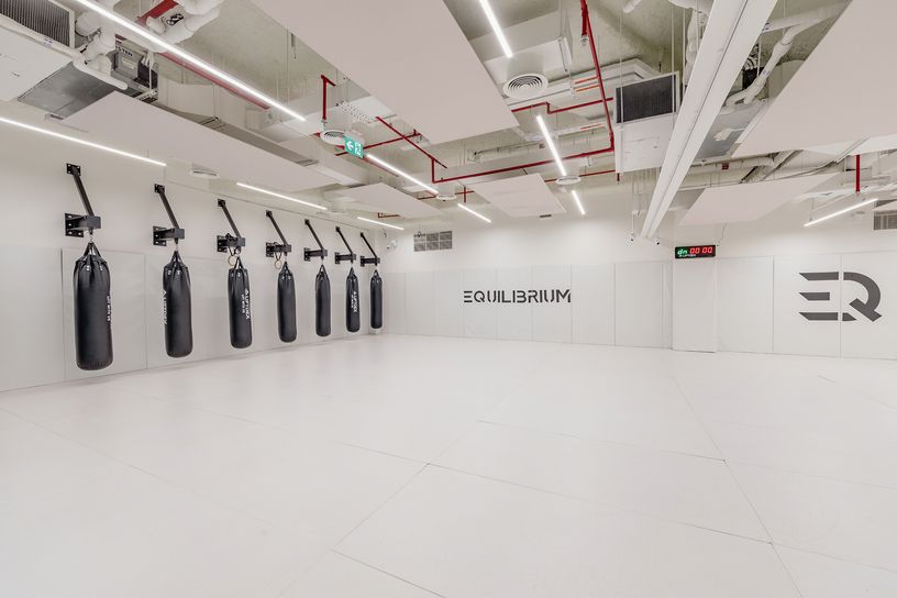 Equilibrium Gym interior construction company dubai