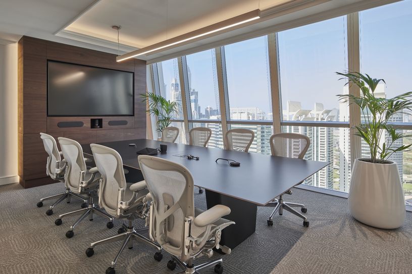 An executive office interior fit out company projects
